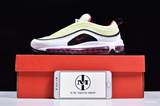 AMAX GS RUSH 97 AIR PINK WHITE CJ9978-100 BLACK MAX NIKE GS 97 Kie VOLT Ney 0923